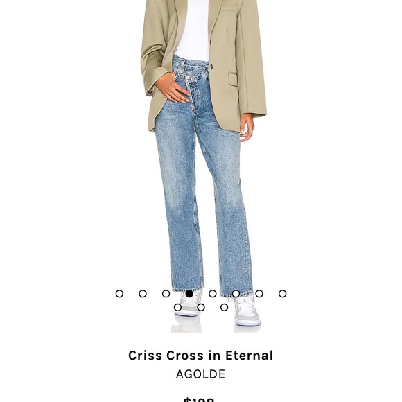 ARITZIA - AGOLDE CRISS CROSS JEANS - Picture 3 of 3